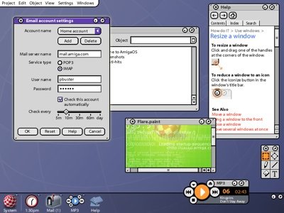 AmigaDE GUI-Preview